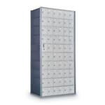 View 60-Door Rear-Loading Private Horizontal Mailbox